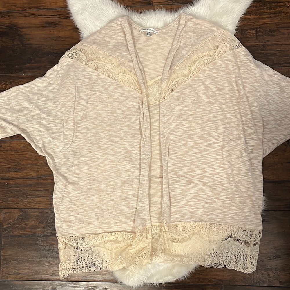 johnPaulRichard beige/cream Kimono, Large(12-14)
